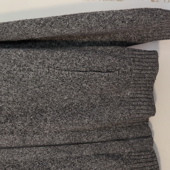 Claiborne Full Zip Grey Sweater - Picture 2 of 5